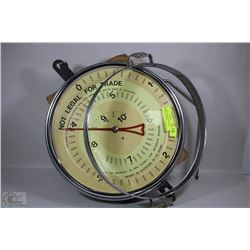GROCERY ANALOG SCALE WITH HANGER AND BASKET