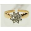 Image 1 : #4-10K YELLOW & WHITE GOLD DIAMOND RING SIZE 6