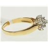 Image 3 : #4-10K YELLOW & WHITE GOLD DIAMOND RING SIZE 6