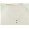 Image 2 : #11-14K GOLD DIAMOND PENDANT NECKLACE