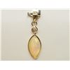 Image 1 : #14-14K YELLOW GOLD OPAL & DIAMOND PENDANT