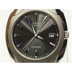 #25-CITIZEN ECO-DRIVE TITANIUM UNISEX WATCH
