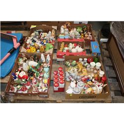 ESTATE PALLET OF SALT AND PEPPER SHAKERS