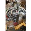 Image 1 : PALLET OF MISC. ITEMS - DANBY MICROWAVE, TOOLBOX