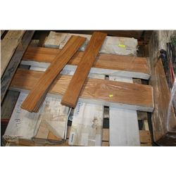 LOT OF FLOORING INCL 2 LAMIMNATE PACKAGES & 7 PKGS