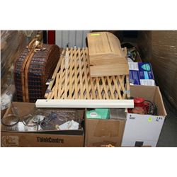 PALLET OF ESTATE COLLECTIBLES AND HOUSWARES