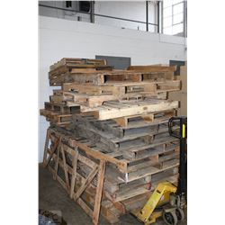 2 STACKS OF [PALLETS