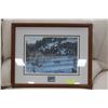 Image 1 : PAUL RANKIN FRAMED PRINT WITH STAMP 805/4950