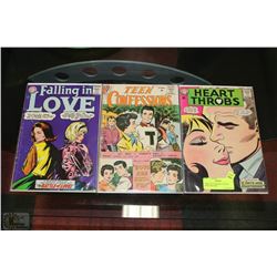 THREE OLD ROMANCE COMICS FROM THE 1960'S