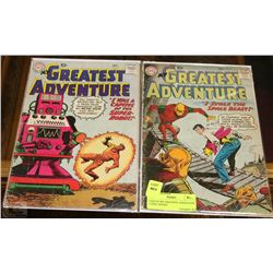 PAIR OF MY GREATEST ADVENTURE COMIC BOOKS