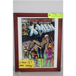 FRAMED 1982 MARVEL XMEN COMIC #167
