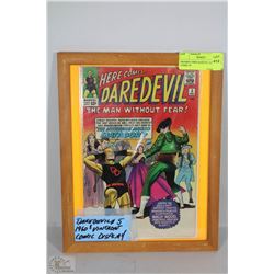 FRAMED 1960'S MARVEL DAREDEVIL COMIC #5