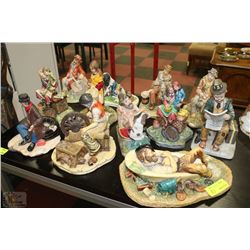 LARGE ESTATE ORNAMENT FIGURE COLLECTION
