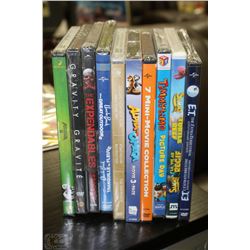 BUNDLE OF 10 NEW DVD'S
