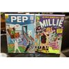 Image 1 : PAIR OF 1960'S PEP & MILLIE COMIC BOOKS