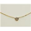 Image 1 : #27-10K GOLD DIAMOND SOLITAIRE NECKLACE
