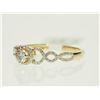 Image 2 : #37-14K YELLOW GOLD DIAMOND RING SIZE 7