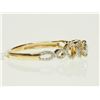 Image 3 : #37-14K YELLOW GOLD DIAMOND RING SIZE 7