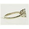 Image 3 : #39-14K WHITE GOLD DIAMOND & RING SIZE 5.5