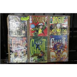 DISPLAY W/6 MINT COLLECTIBLE MARVEL