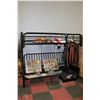 Image 1 : BLACK METAL BUNK BED W/BOTTOM DAYBED