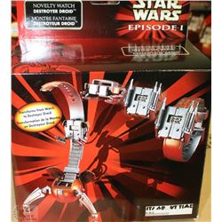 STAR WARS EPISODE 1 DESTROYER DROID NOVELTY WATCH