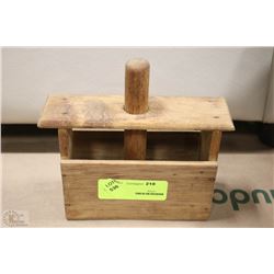 VINTAGE BUTTER PRESS