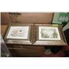 Image 1 : LOT OF 2 BATHROOM PRINTS FRAMED 12"X14"