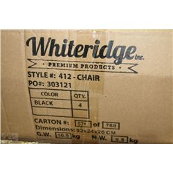 CASE OF 4 BRAND NEW FOLDING CAMPING CHAIRS