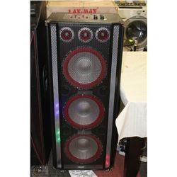 LAX MAX USB KARAOKE SPEAKER WITH LED LIGHTS