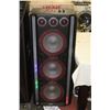 Image 1 : LAX MAX USB KARAOKE SPEAKER WITH LED LIGHTS