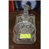 Image 1 : SET OF ESTATE PINWHEEL CRYSTAL INCL ASHTRAY,SALT &