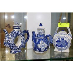 ESTATE COLLECTION OF BLUE AND WHITE CERAMIC