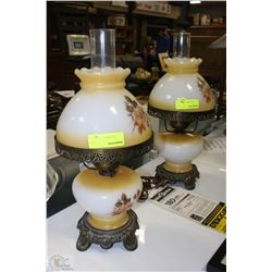 PAIR OF ESTATE HANDPAINTED LAMPS