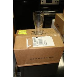 CASE OF 12 NEW BUDWEISER 20OZ GLASSES