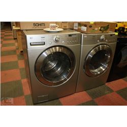 LG TROMM S/S WASHER AND DRYER SET WITH ULTRA