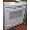 Image 1 : GE WHITE SLIDE IN CONVECTION OVEN