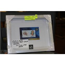GORDIE HOWE CANADA POST STAMP FRAMED 50TH ALL STAR
