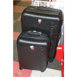 SET OF TWO HARD SUITCASES BY CONINO LAMBORGHINI