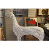 Image 1 : LARGE PAINTED WICKER REINDEER (62"H X 50"L X 8"