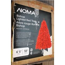 NOMA BISHOP 6 FT. 5 INCHES LIGHTED RED