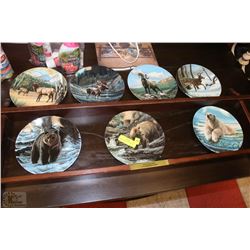 7 -1988 CANADA WILD & FREE BIG GAME PLATES