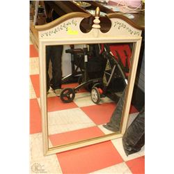 HAND PAINTED MIRROR 29"X42"