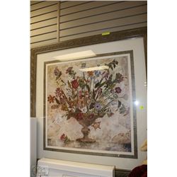 FRAMED SHOWHOME FLOWER PRINT 47"X47"