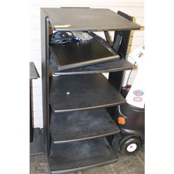 ENTERTAINMENT STAND WITH ACER COMPUTER SCREEN AND