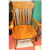Image 1 : WOOD CARVED ROCKING CHAIR
