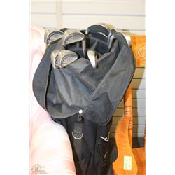 SET OF VINTAGE PING "RED EYE" GOLF IRONS WITH NEW