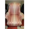 Image 1 : PINK STRIPED ANTIQUE CHAIR