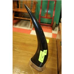 HAND CARVED BUFFALO HORN
