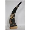 Image 2 : HAND CARVED BUFFALO HORN